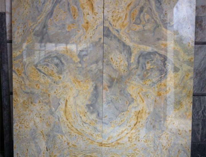 golden grey marble