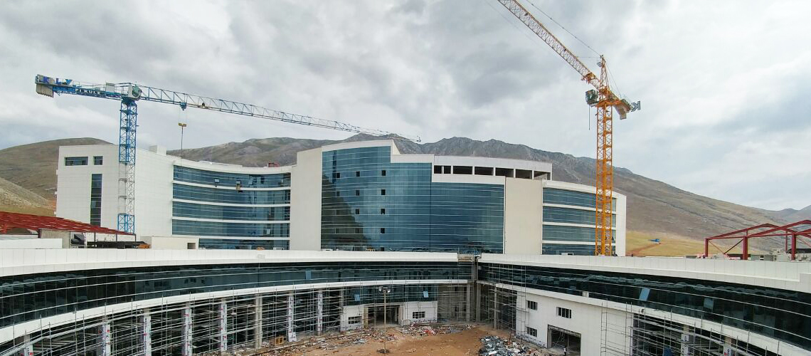 elbistan devlet hastanesi cephe kaplama